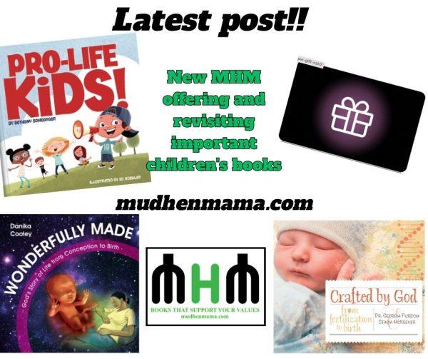 New MHM offering and revisiting important children's books